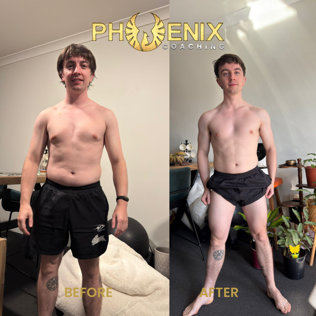 Client before and after transformation