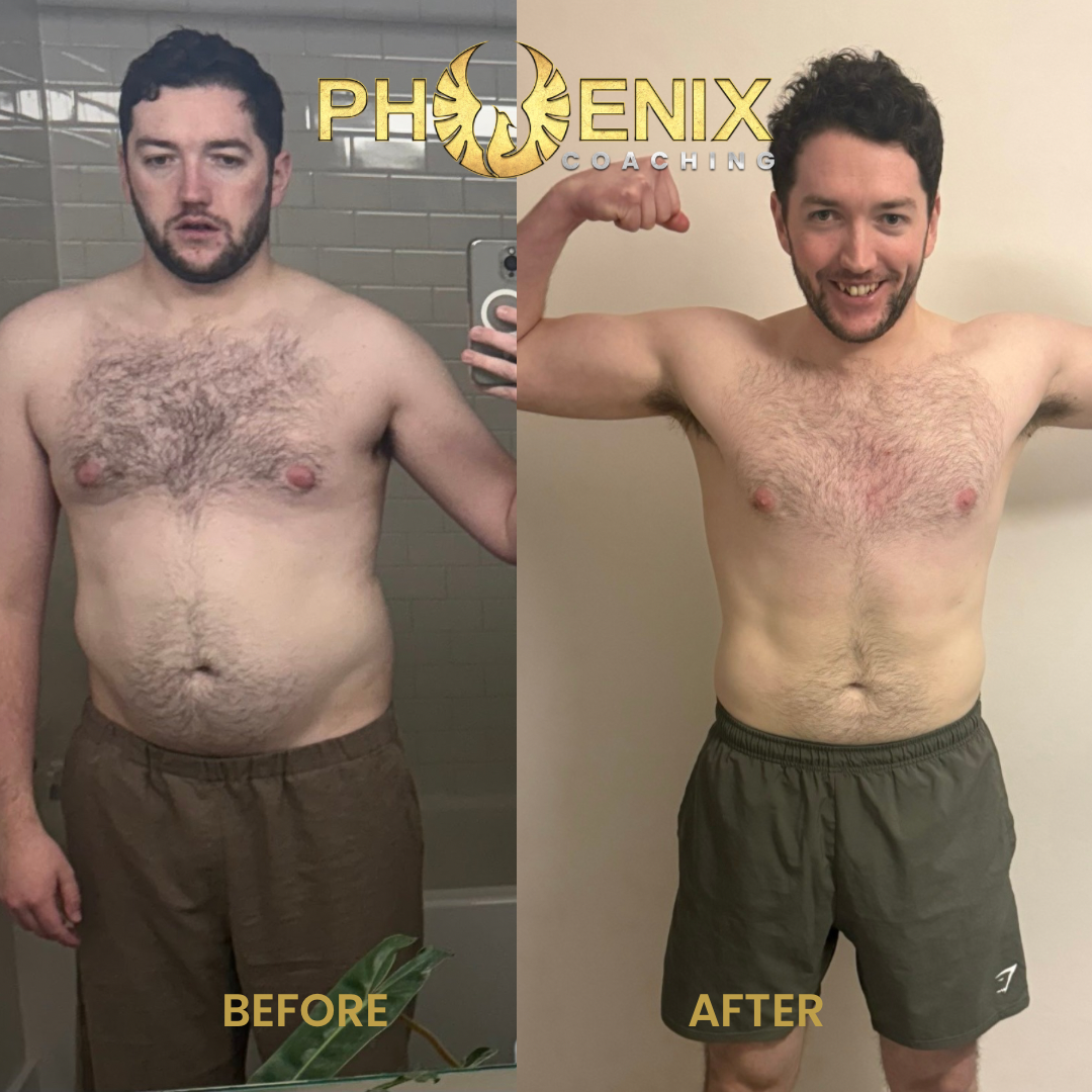 Client before and after transformation